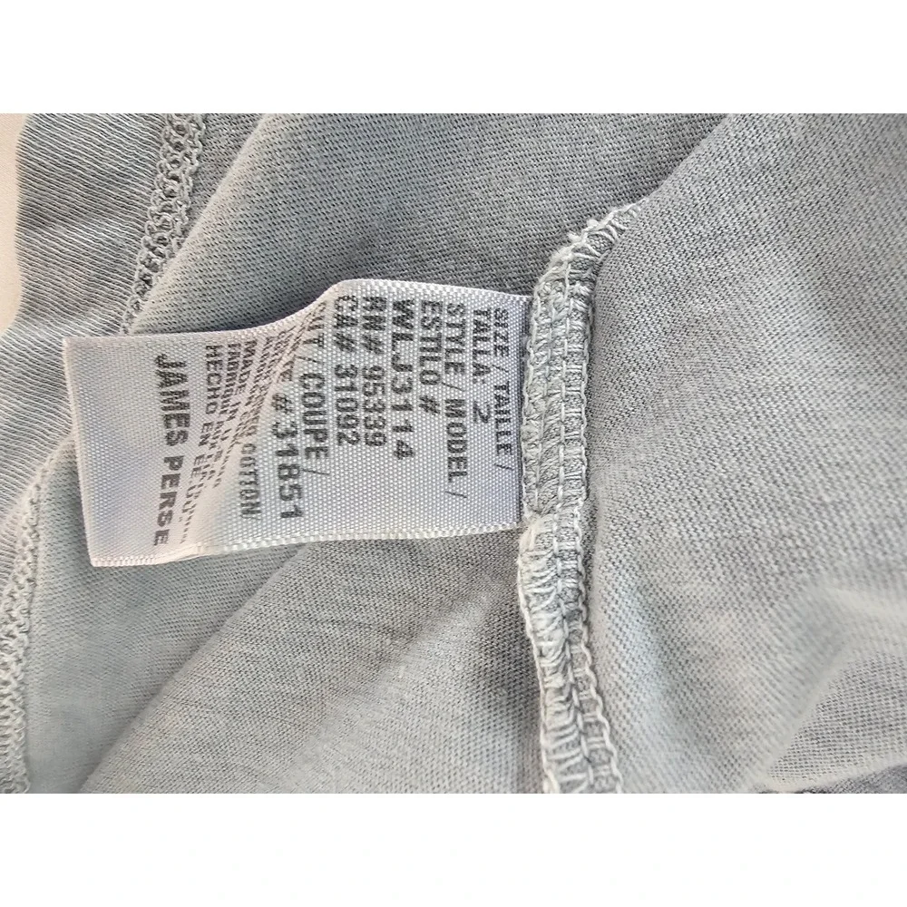 Minimalist James Perse Standard Tee [fits like a Womens 6] Blue Cotton WLJ3114